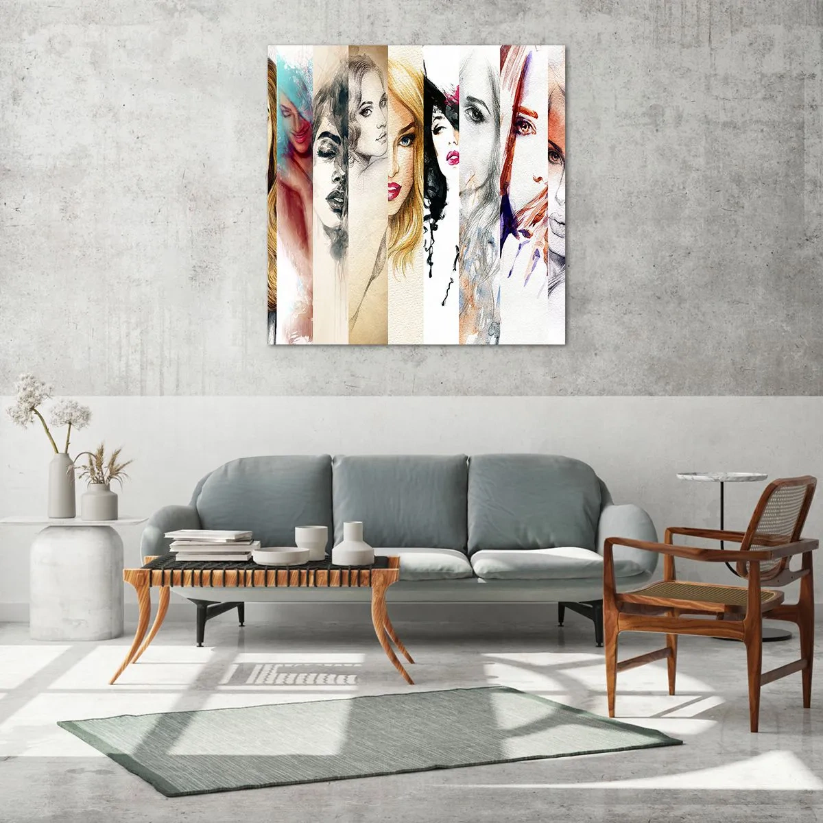 Quadro em vidro - Sempre VOCÊ - 70x70 cm