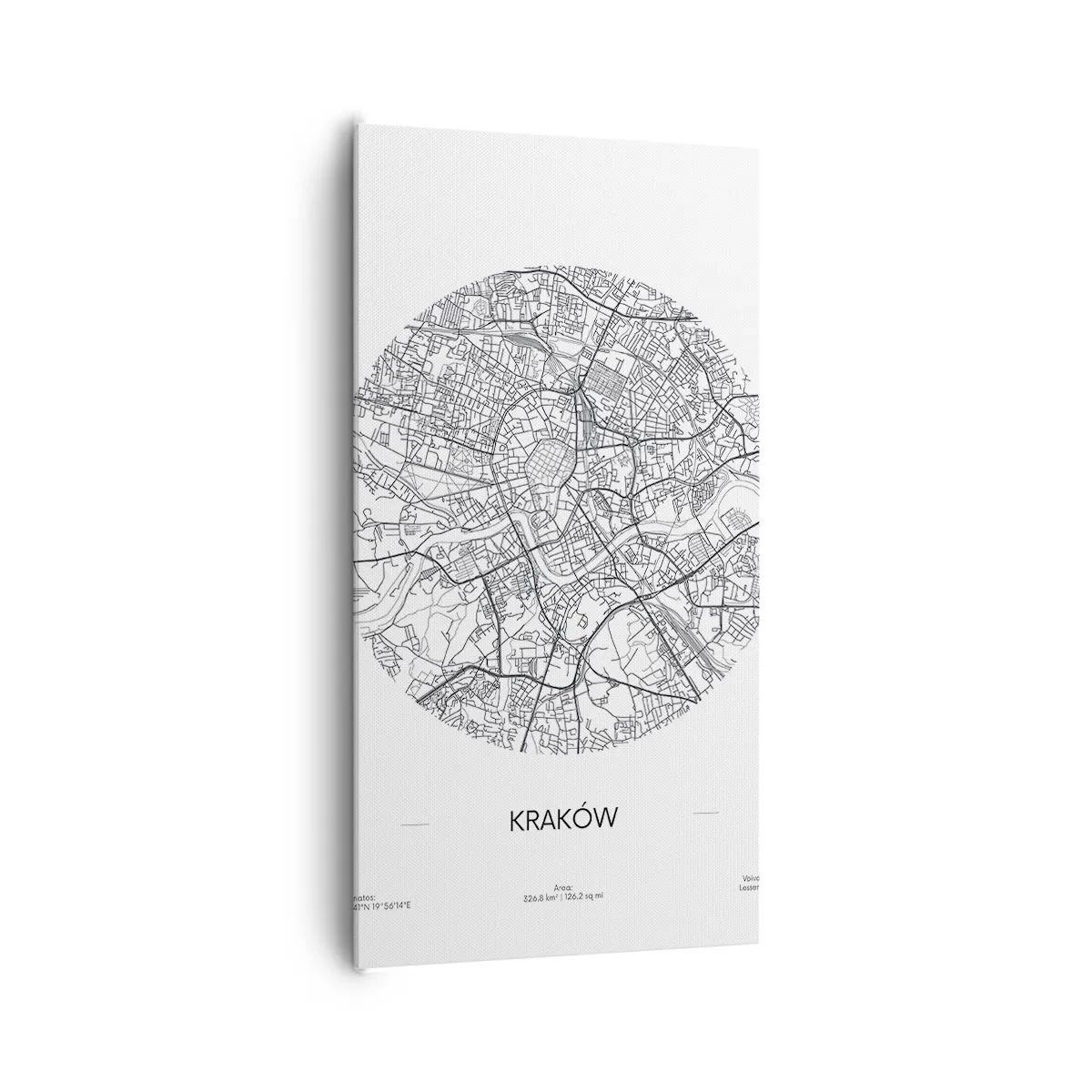 Quadro em tela - Anatomia de Cracóvia - 65x120 cm