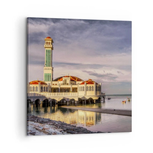 Quadro em tela - Templo da natureza - 60x60 cm