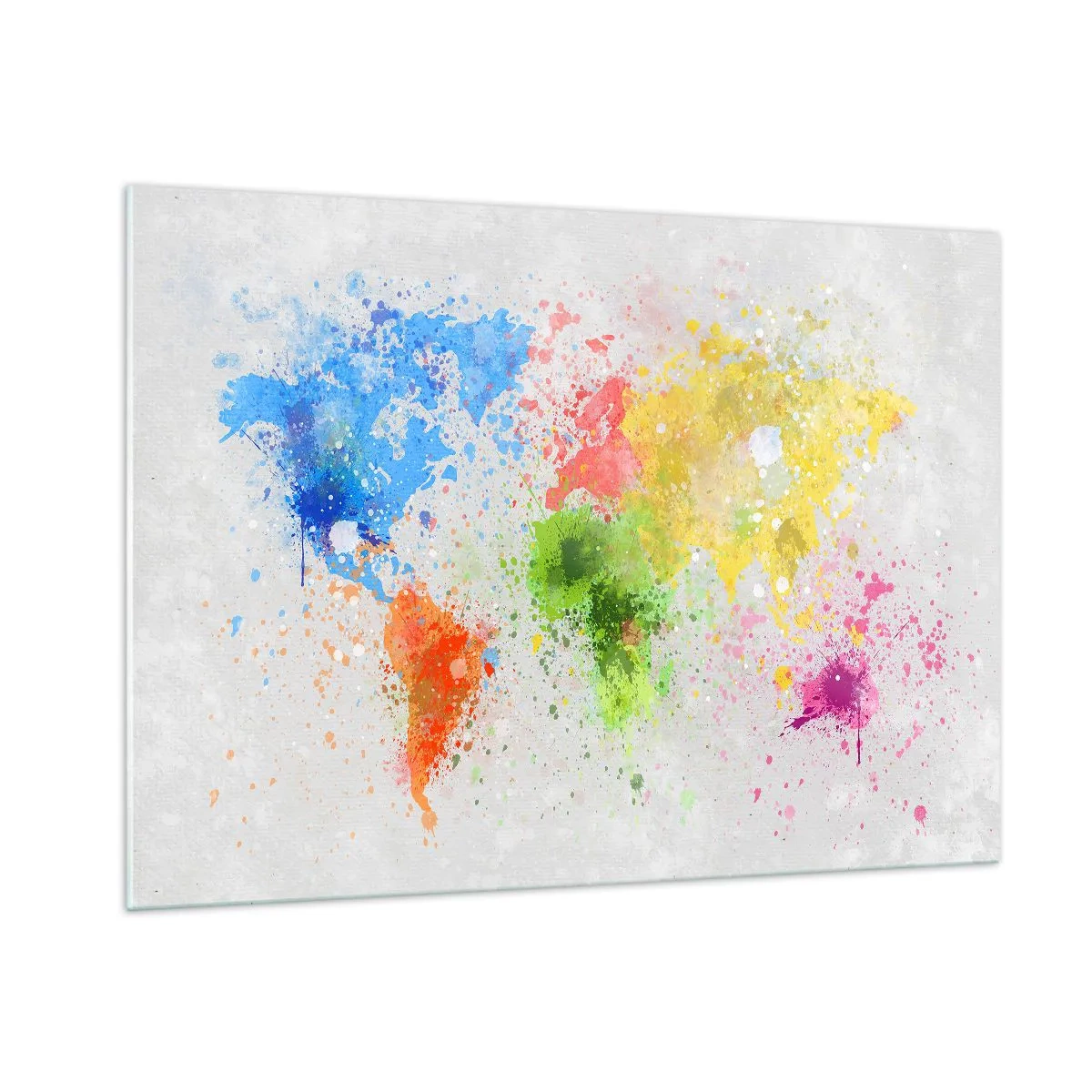 Quadro em vidro - Todas as cores do mundo - 100x70 cm
