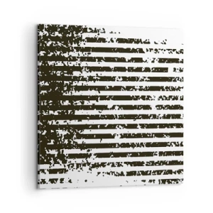 Quadro em tela - Ritmo e ruído - 50x50 cm