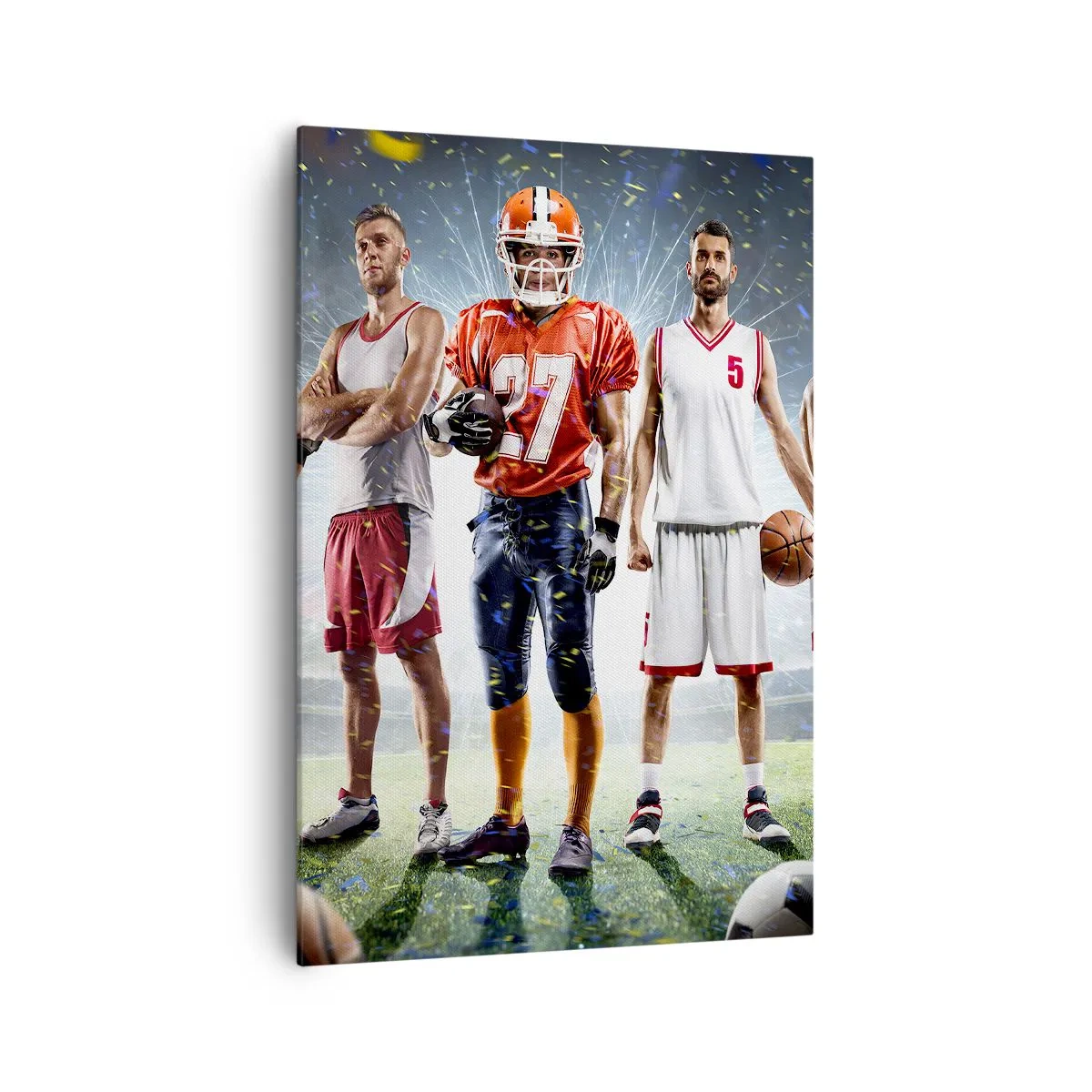 Quadro em tela - Gladiadores dos campos - 70x100 cm
