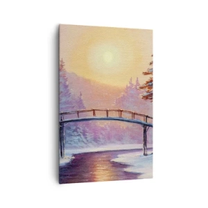 Quadro em tela - Quatro estações - inverno - 80x120 cm