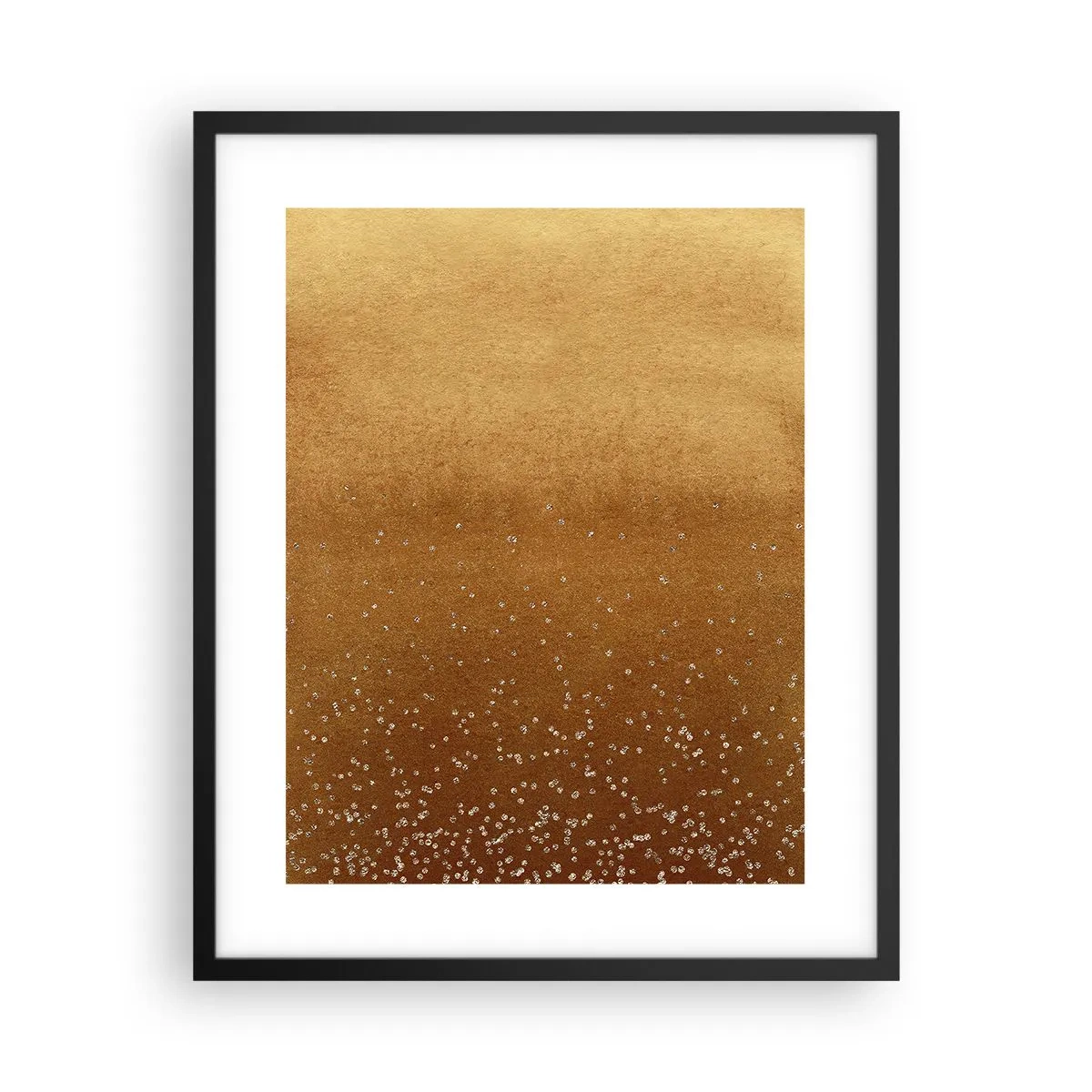 Pôster com moldura preta - O nascimento da luz - 40x50 cm