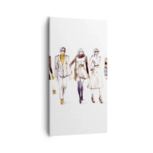 Quadro em tela - Elegância elegante e casual sem esforço - 55x100 cm