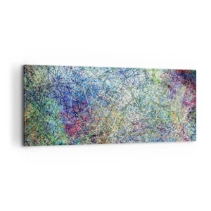 Quadro em tela - Não é assim tão simples - 100x40 cm