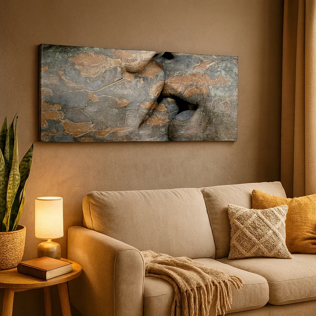 Quadro em tela - Juntos para sempre - 30x30 cm