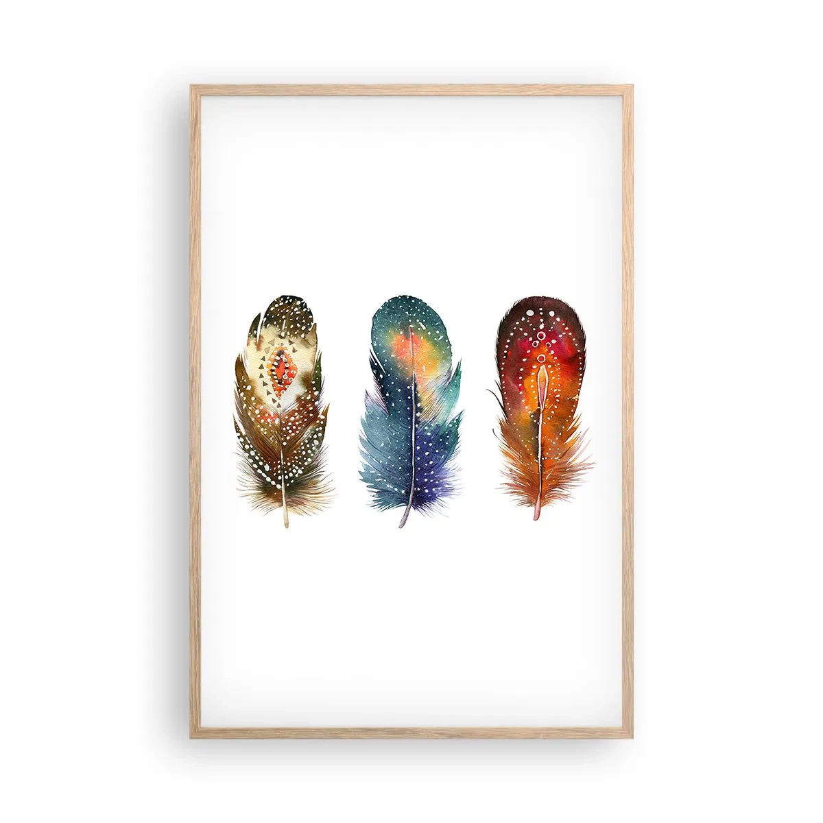 Pôster com moldura de carvalho claro - Rituais, ritos, mistérios - 61x91 cm
