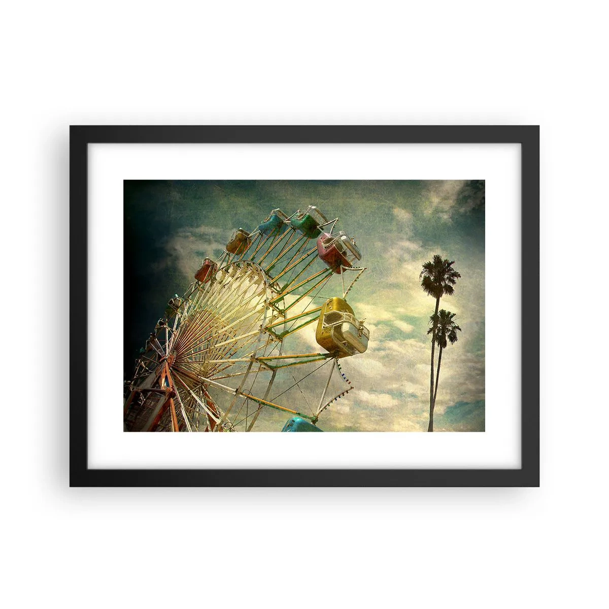 Pôster com moldura preta - Será divertido… - 40x30 cm