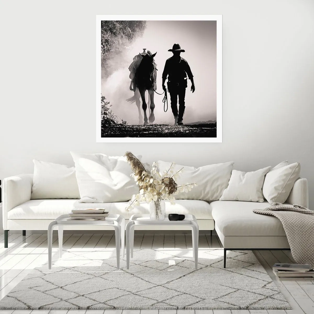 Pôster - Manhã no Texas - 40x40 cm