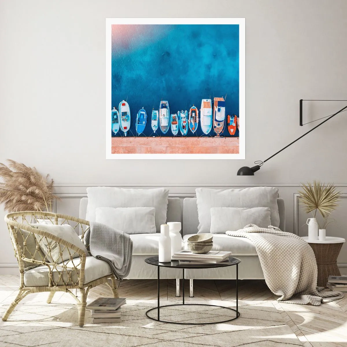 Pôster - Em uma fileira - 60x60 cm