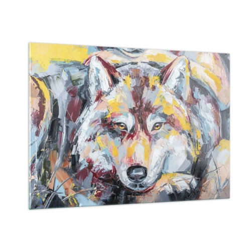 Quadro em vidro - Paz entre entes queridos - 100x70 cm