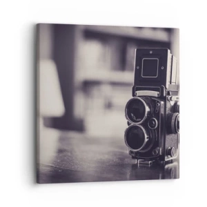 Quadro em tela - A magia da fotografia antiga - 30x30 cm