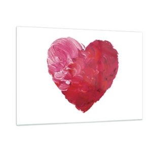 Quadro em vidro - All you need is love - 120x80 cm