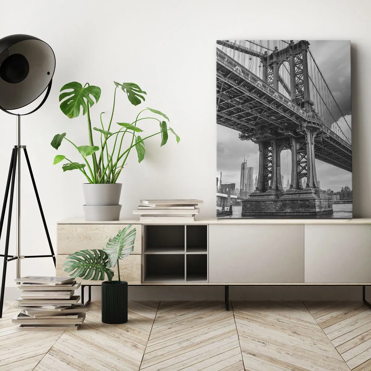 Quadro em tela - Ao coração da cidade - 50x70 cm