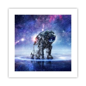 Pôster - Céu estrelado acima de mim - 40x40 cm