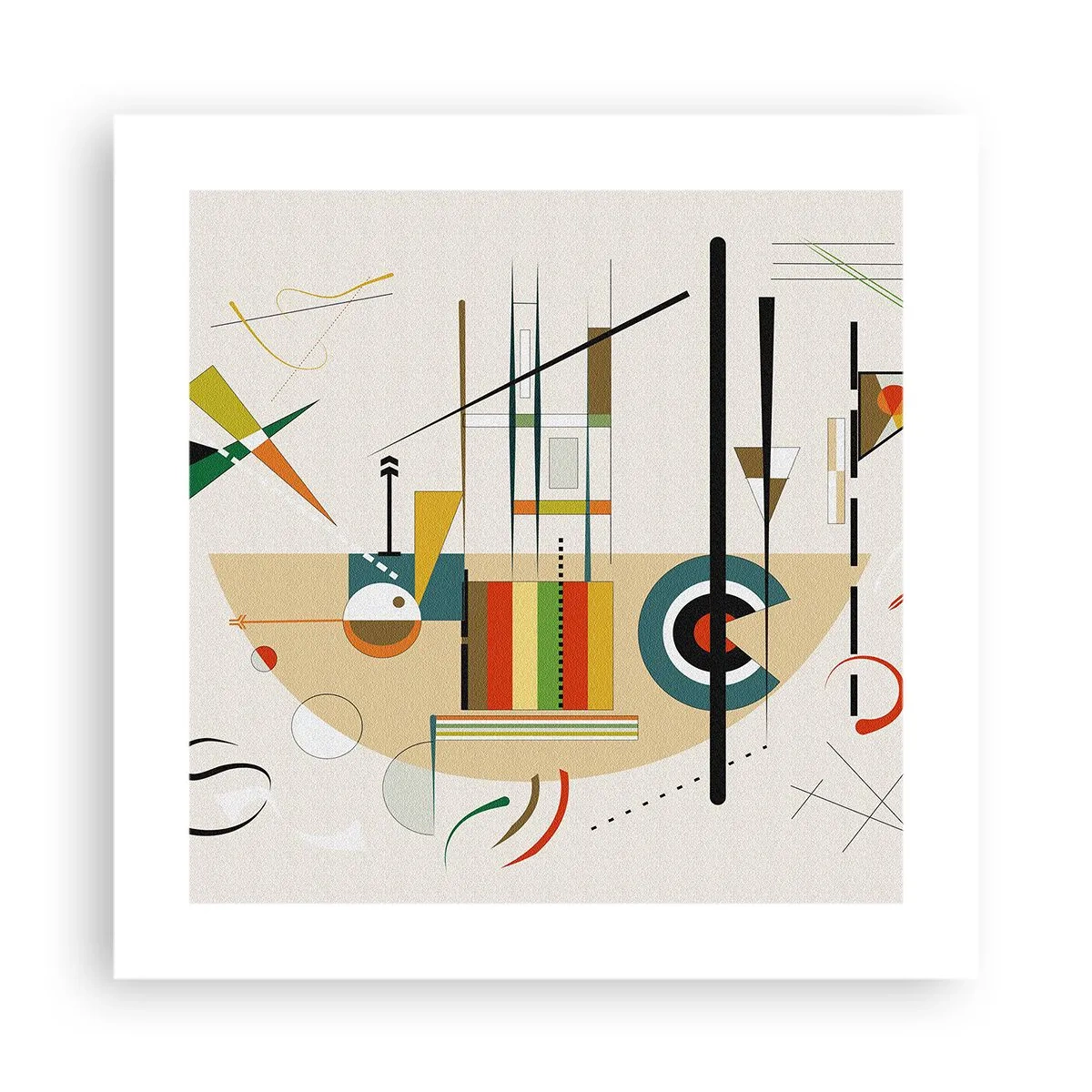 Pôster - E o mundo ri - 40x40 cm
