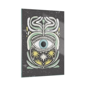 Quadro em vidro - Rituais tribais - 50x70 cm