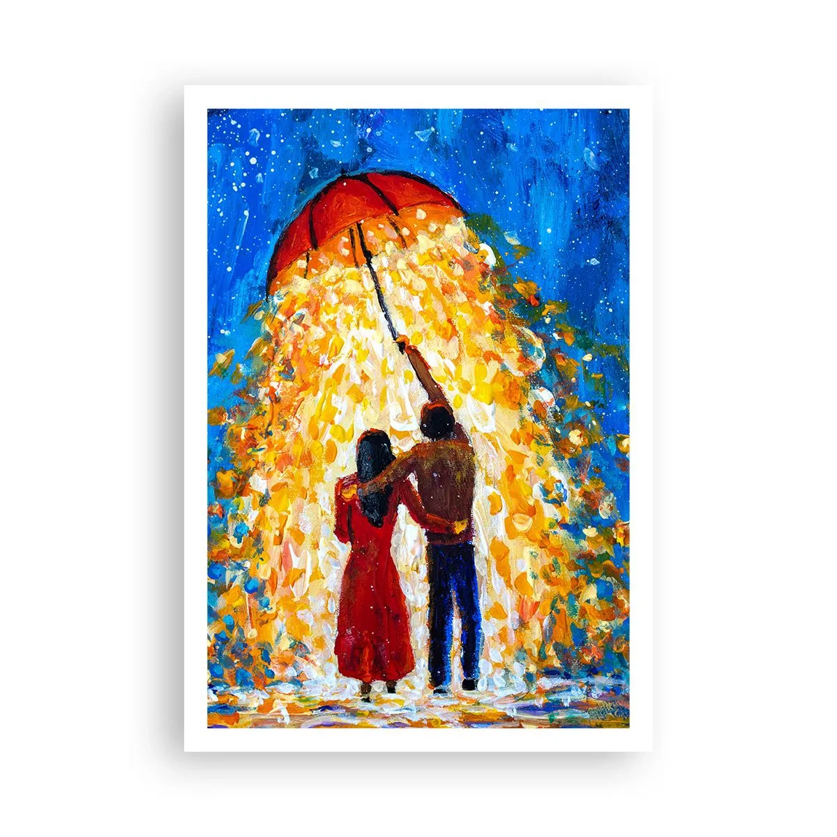 Pôster - A magia de uma noite chuvosa? - 70x100 cm