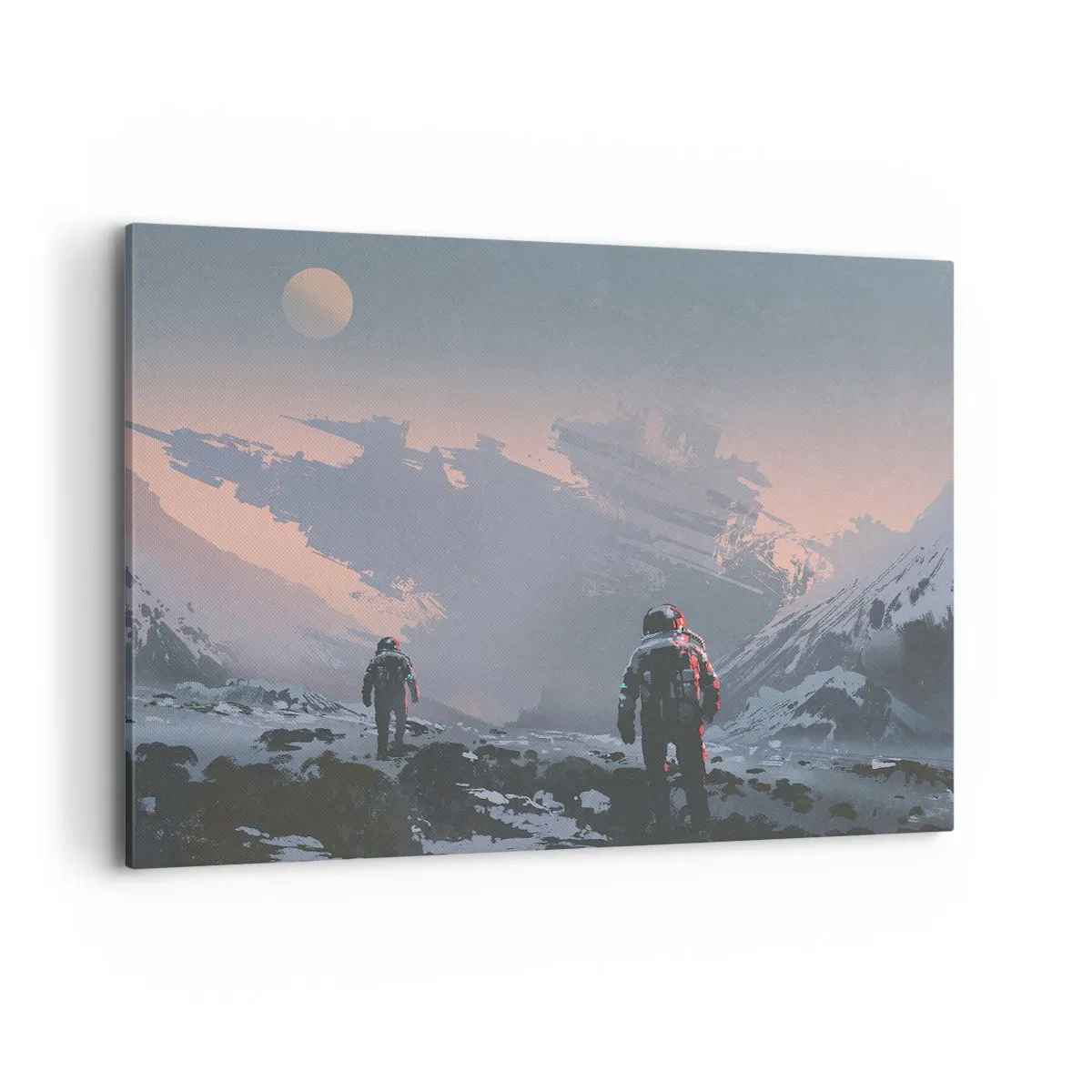 Quadro em tela - Sob uma estrela desconhecida - 100x70 cm