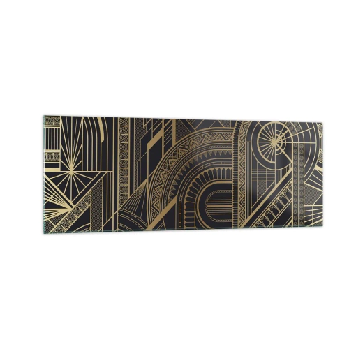 Quadro em vidro - Conceitos, ideias, planos - 140x50 cm