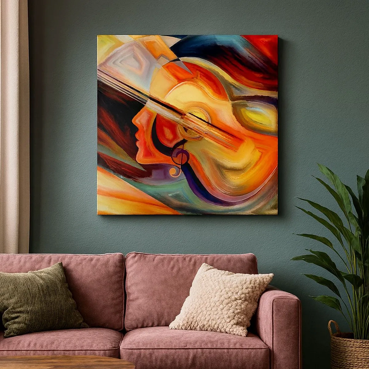 Quadro em tela - Está tudo bem - 30x30 cm