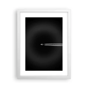 Pôster em moldura branca - Em outra dimensão - 30x40 cm