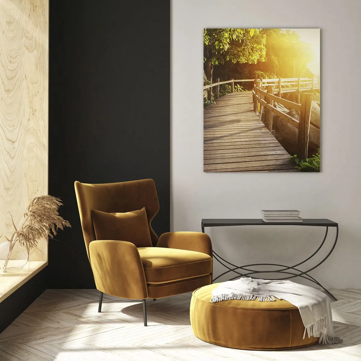 Quadro em vidro - Mais uma curva, mais milagres - 80x120 cm