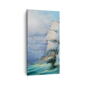 Quadro em tela - Bons ventos - 55x100 cm