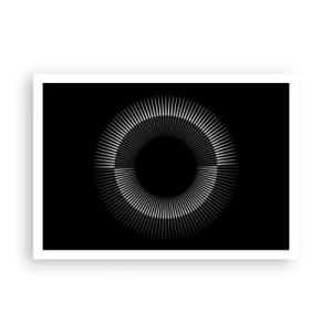 Pôster - Sol preto - 100x70 cm