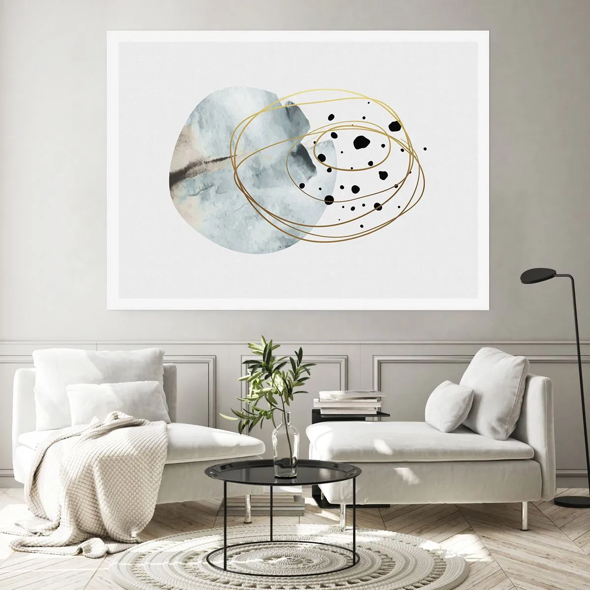 Pôster - No abraço ao espaço - 100x70 cm