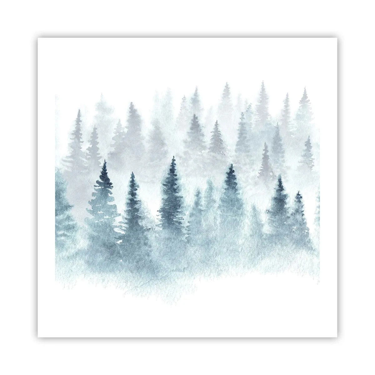 Pôster - Envolto no nevoeiro - 60x60 cm