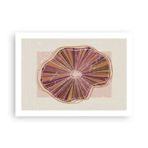 Pôster - Abstração radiante - 70x50 cm