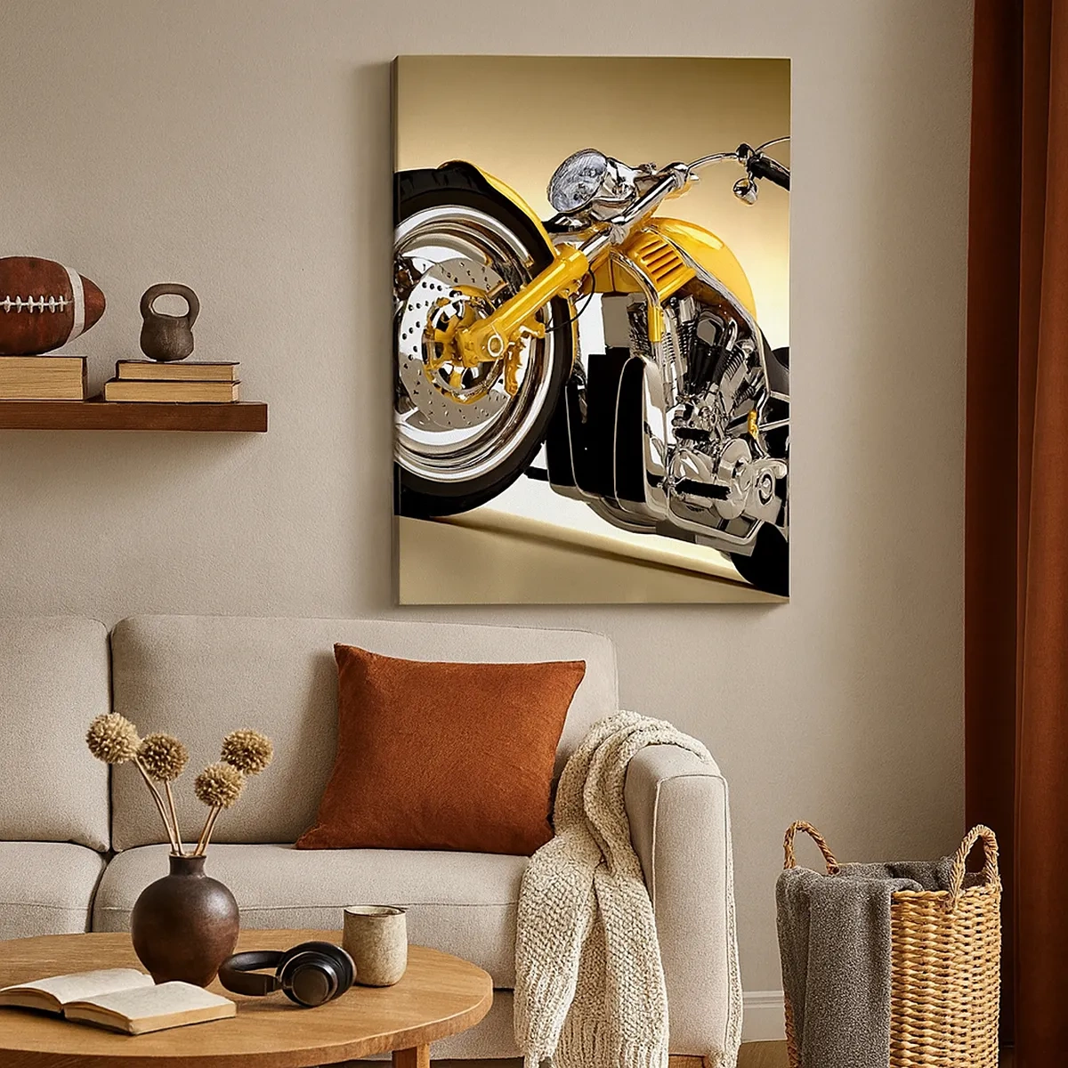 Quadro em tela - O sonho da força e da velocidade - 50x70 cm