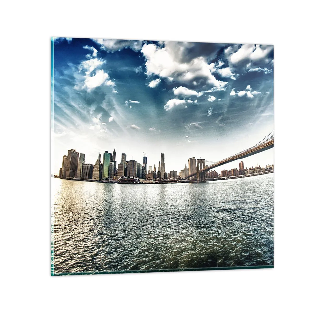 Quadro em vidro - Ilha de Vidro - 30x30 cm