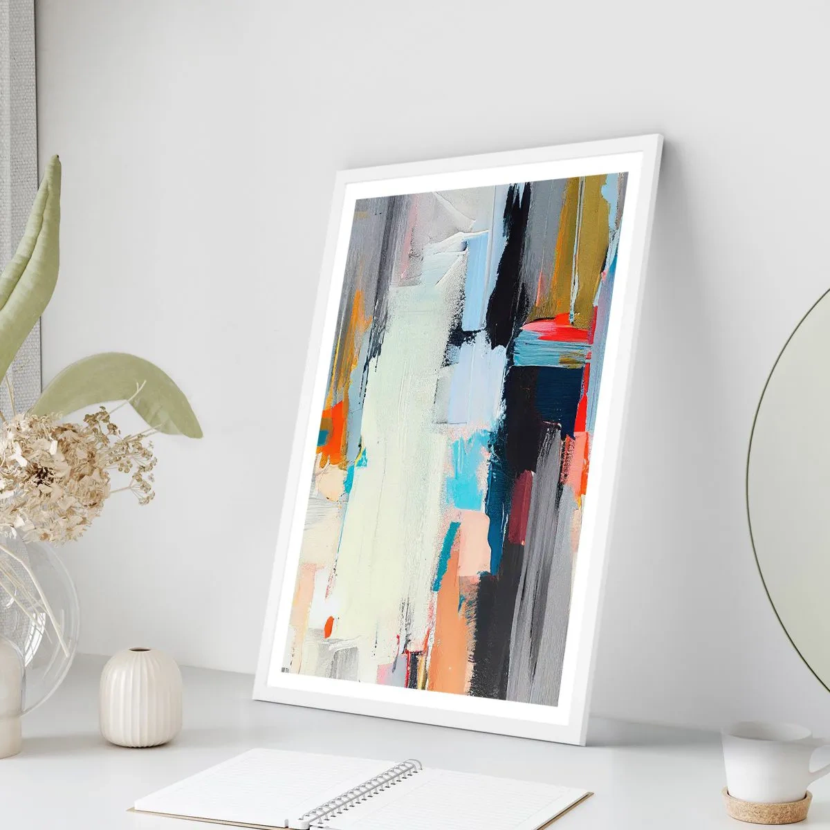 Pôster em moldura branca - Há um método? - 70x100 cm