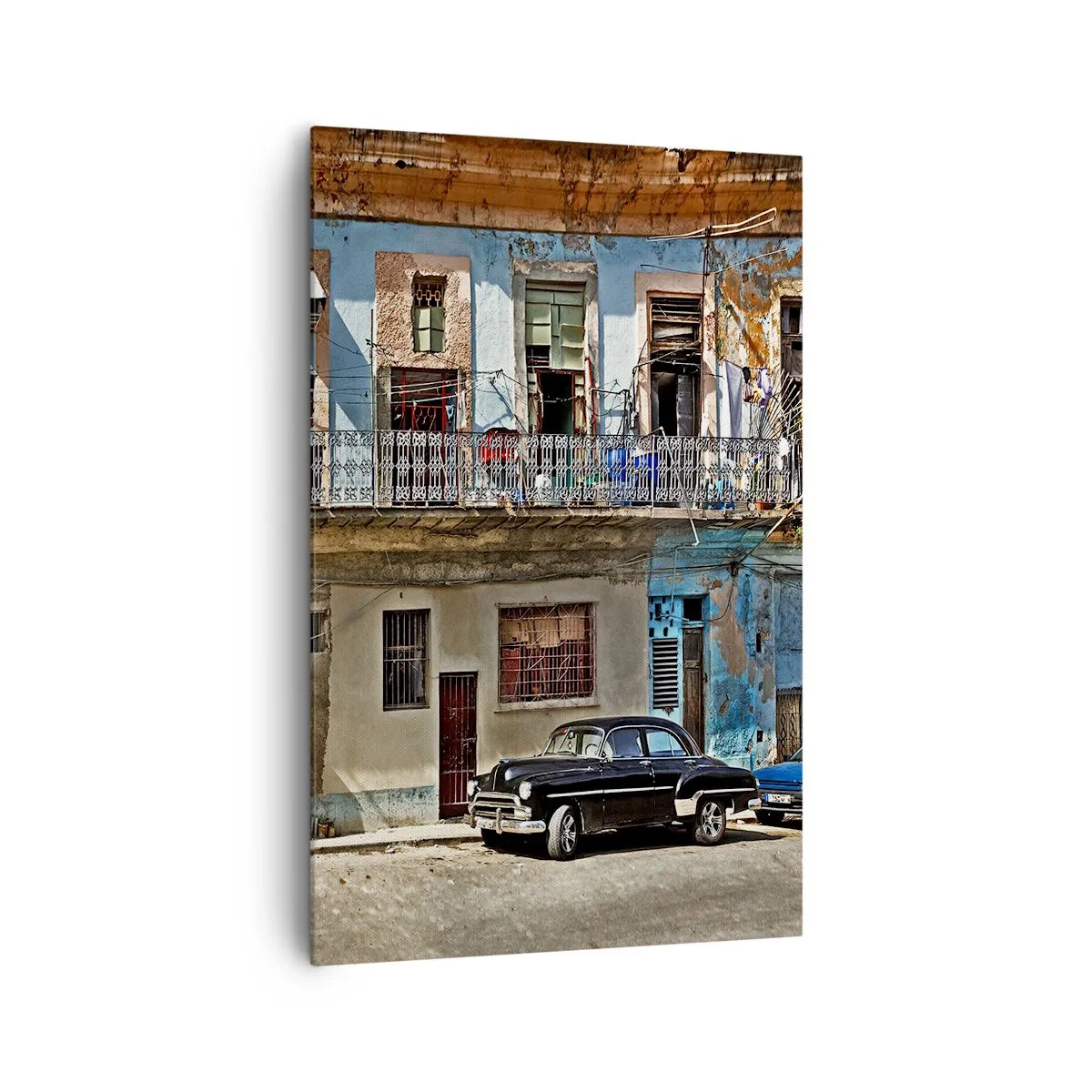 Quadro em tela - Vibrações de Havana - 80x120 cm