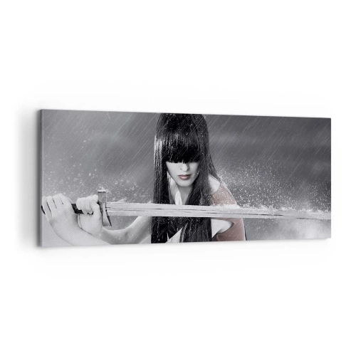 Quadro em tela - Bonita e perigosa - 100x40 cm