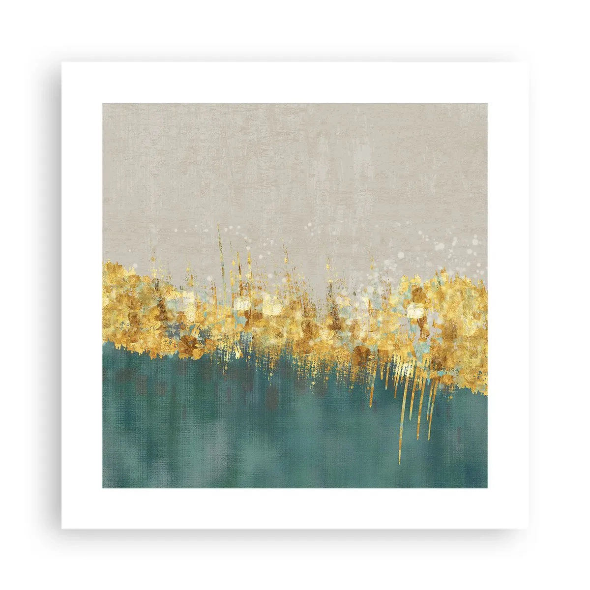 Pôster - A fronteira dourada - 40x40 cm