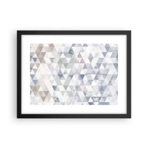 Pôster com moldura preta - Em ritmo para três - 40x30 cm