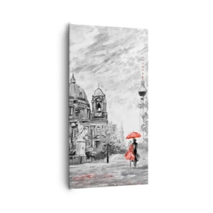 Quadro em tela - Reunião em Berlim - 65x120 cm