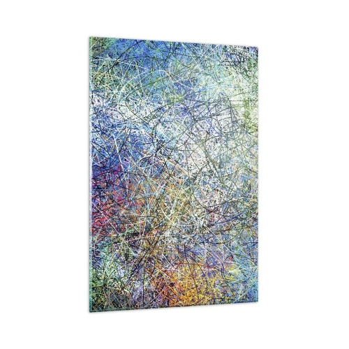 Quadro em vidro - Não é assim tão simples - 80x120 cm