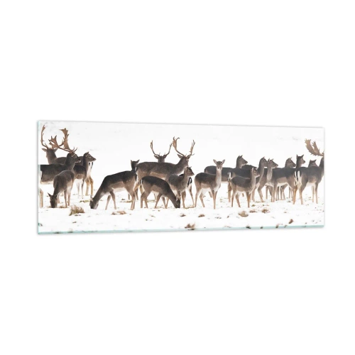 Quadro em vidro - O Natal se aproxima? - 90x30 cm