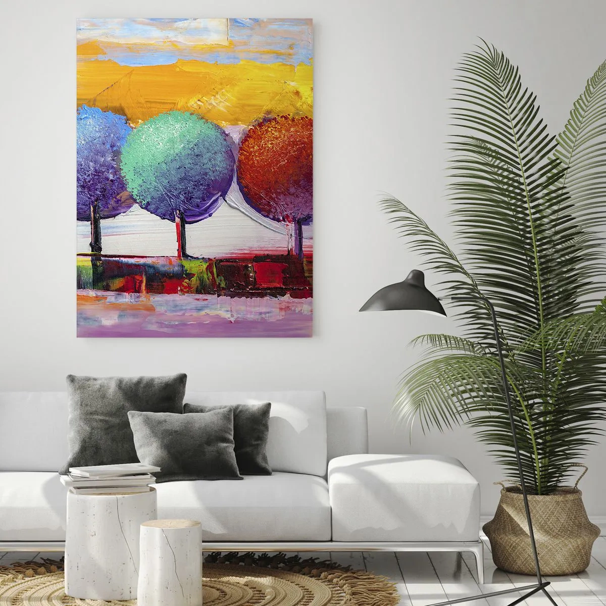 Quadro em vidro - Pódio da natureza - 80x120 cm