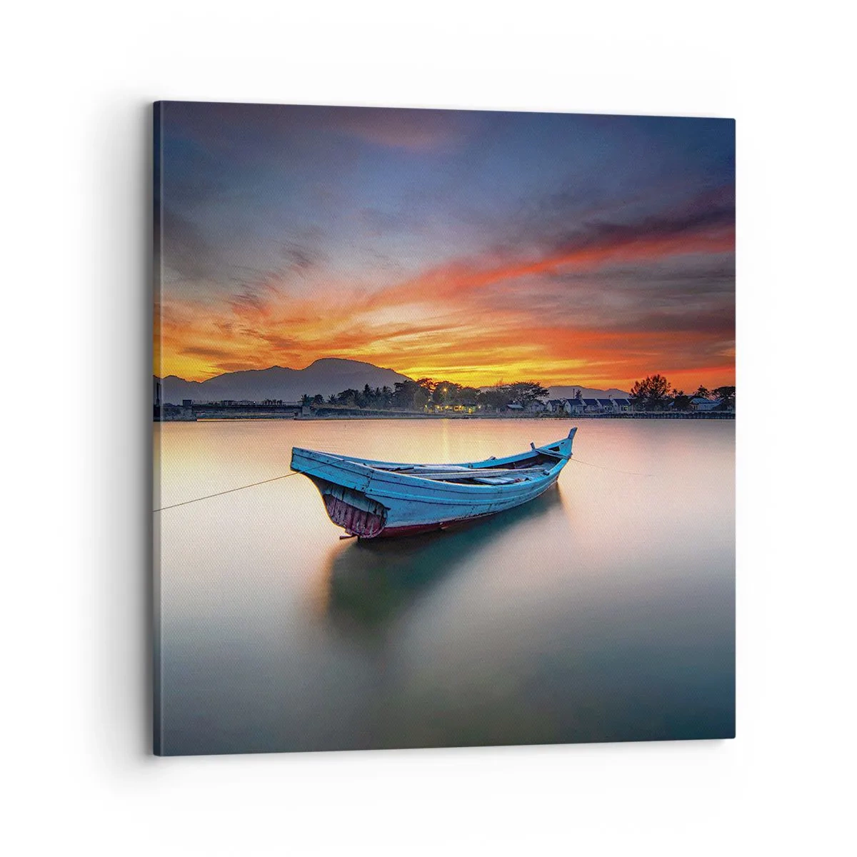 Quadro em tela - Uma boa noite se aproxima - 70x70 cm