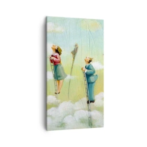 Quadro em tela - Por trás do seu sonho - 45x80 cm