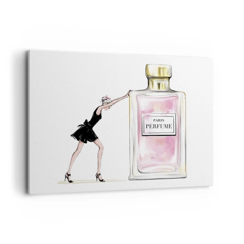 Quadro em tela - A essência da feminilidade - 100x70 cm