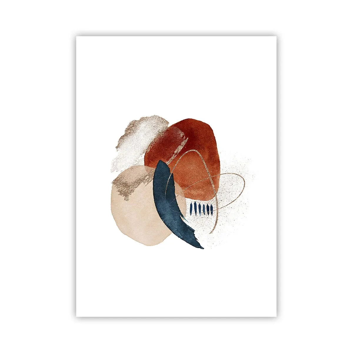 Pôster - Composição oval - 50x70 cm