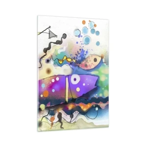 Quadro em vidro - Sem palavras! - 80x120 cm