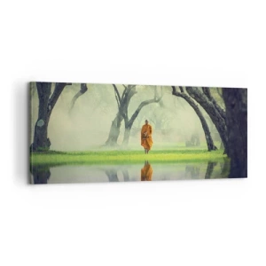 Quadro em tela - A caminho da iluminação - 100x40 cm